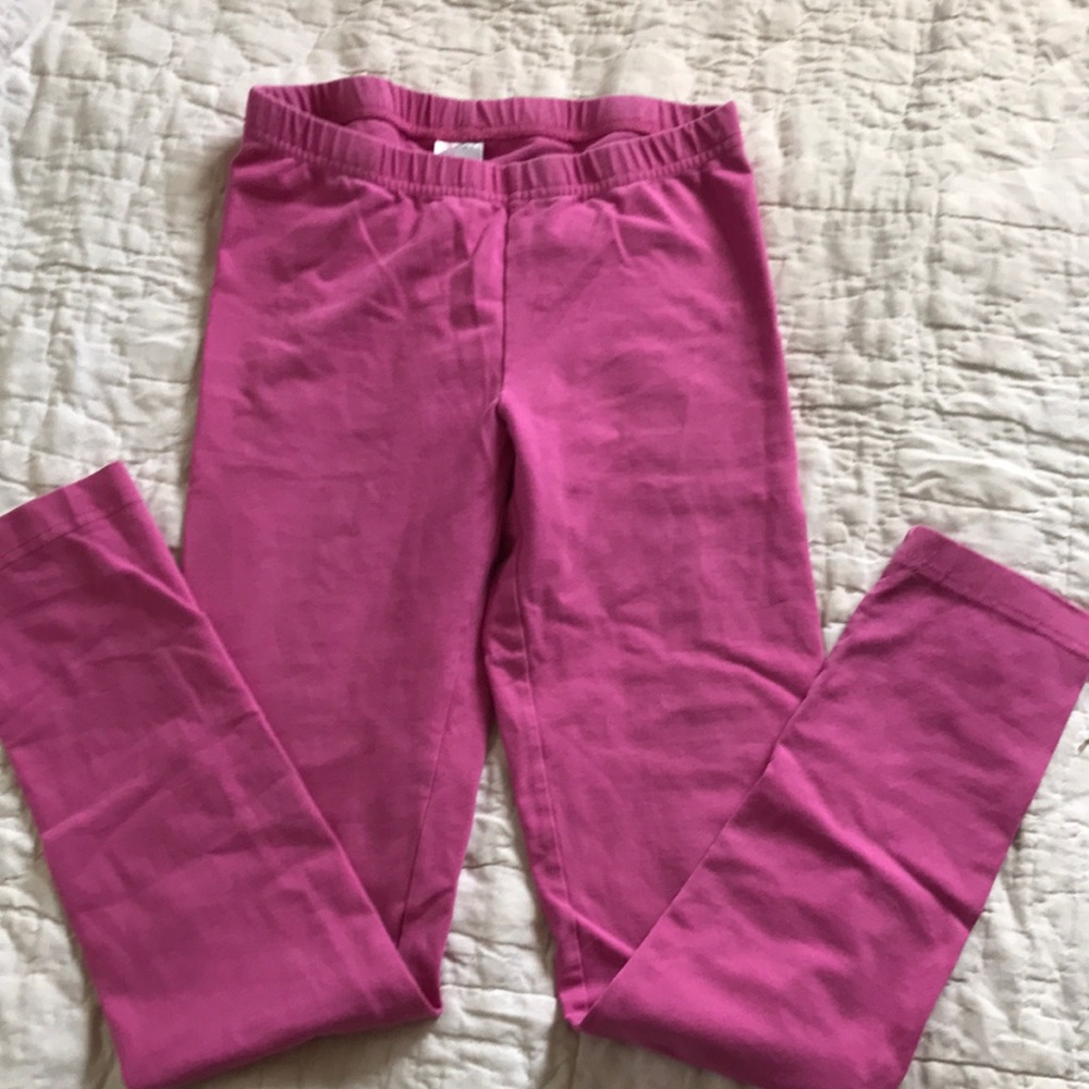 Sz 150 Hanna Andersson pink leggings